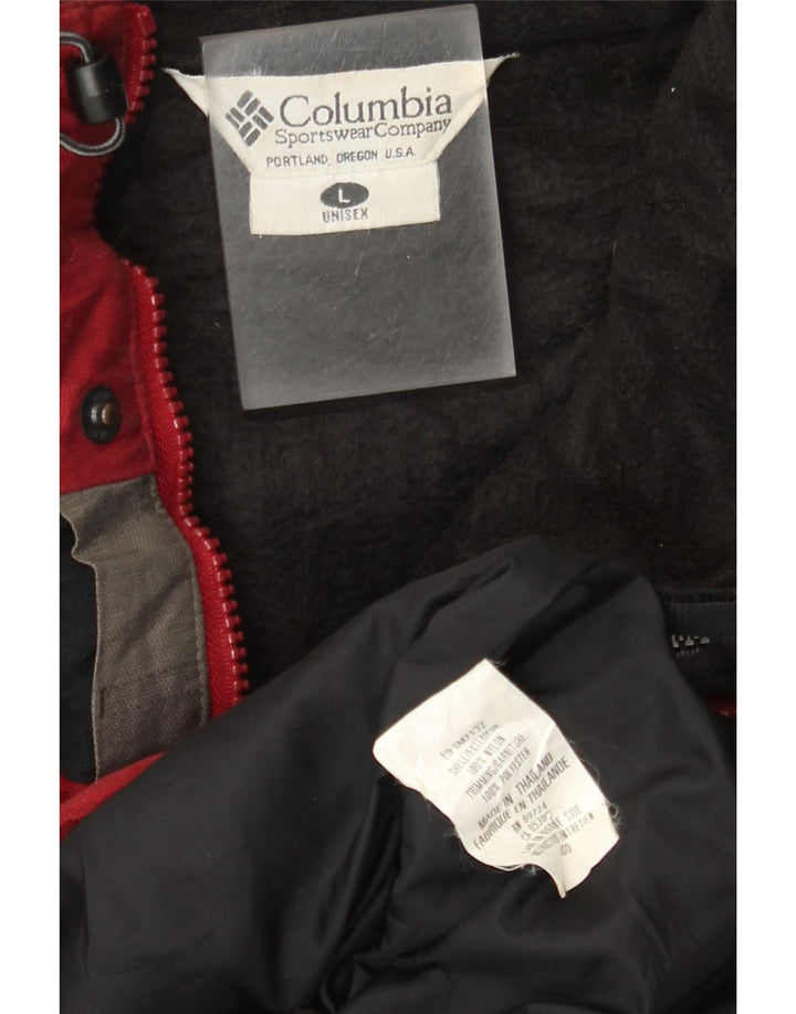 Ανδρικό μπουφάν Columbia Omni-Tech Windbreaker UK 40 Large Red Colourblock