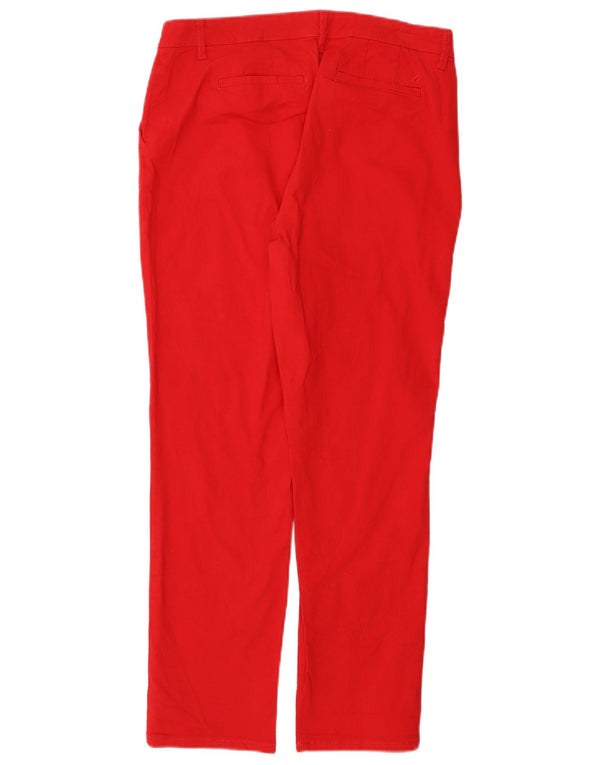 Nautica Γυναικείο Slim παντελόνι Chino US 8 Medium W30 L28 Red Cotton