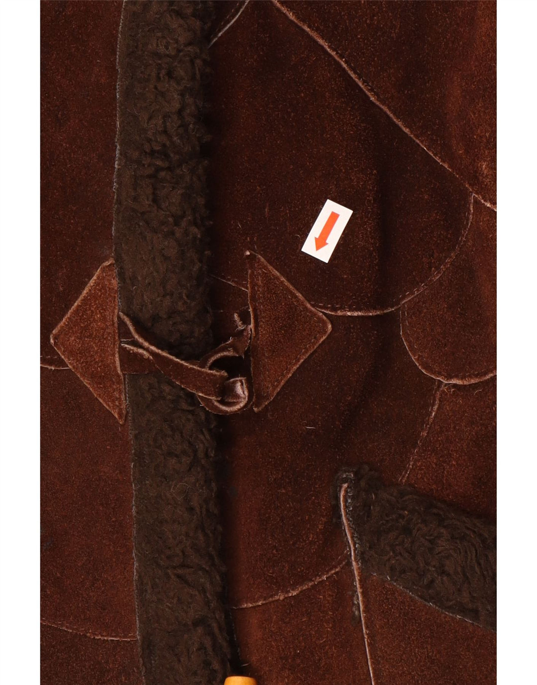 Γυναικείο Shearling Jacket VINTAGE UK 14 Medium Brown