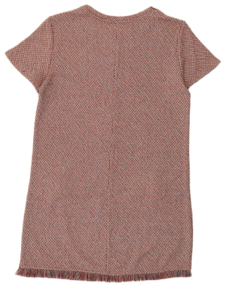 Zara Γυναικείο φόρεμα Trafaluc Shift UK 14 Medium Red Flecked