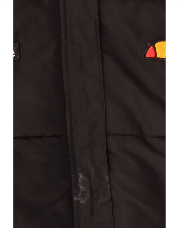 Μπουφάν Ellesse Boys Hooded Podded Jacket 12-13 Years Black Polyester