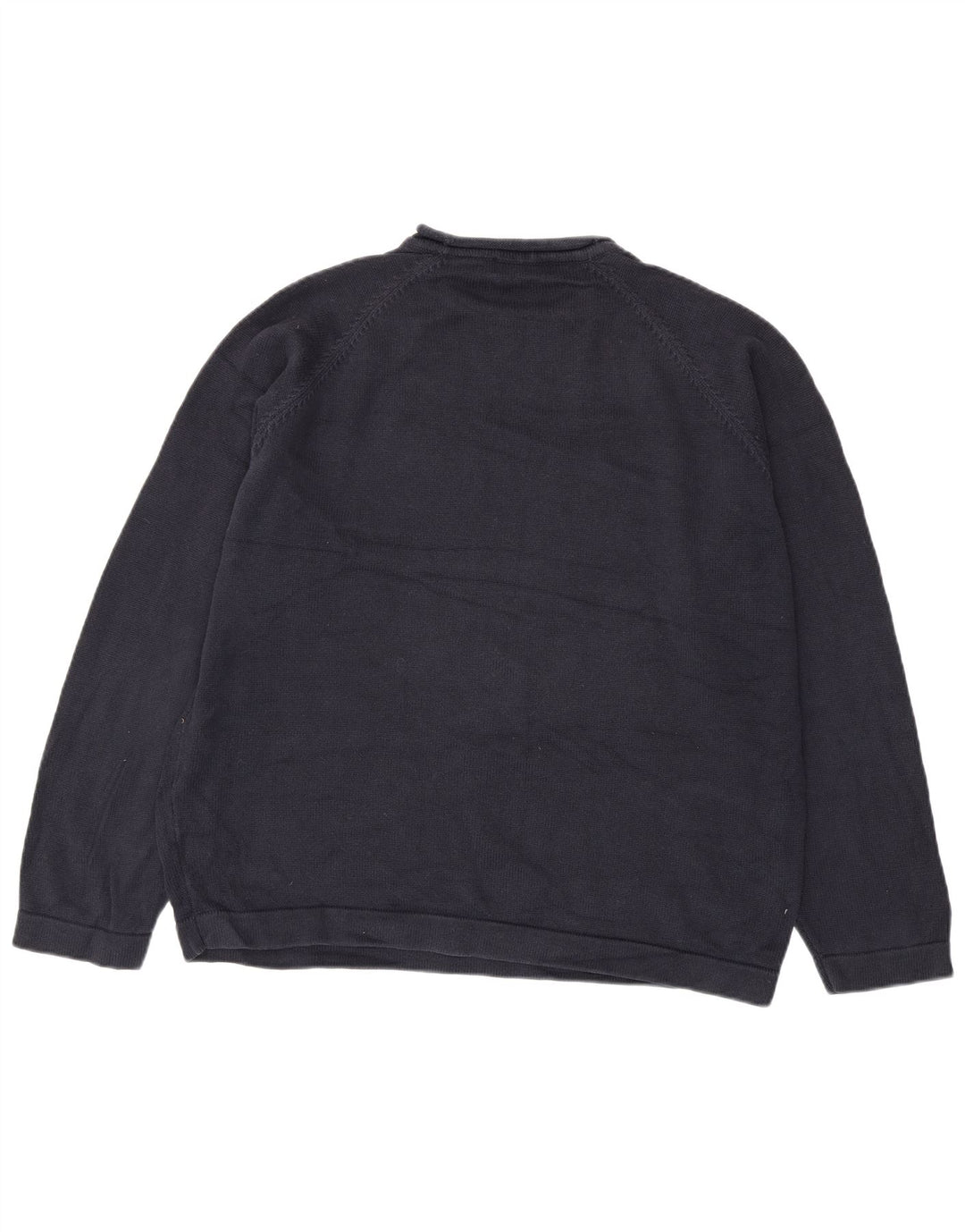 Ανδρικό πουλόβερ Marks & Spencer Crew Neck Jumper 2XL Navy Blue Cotton