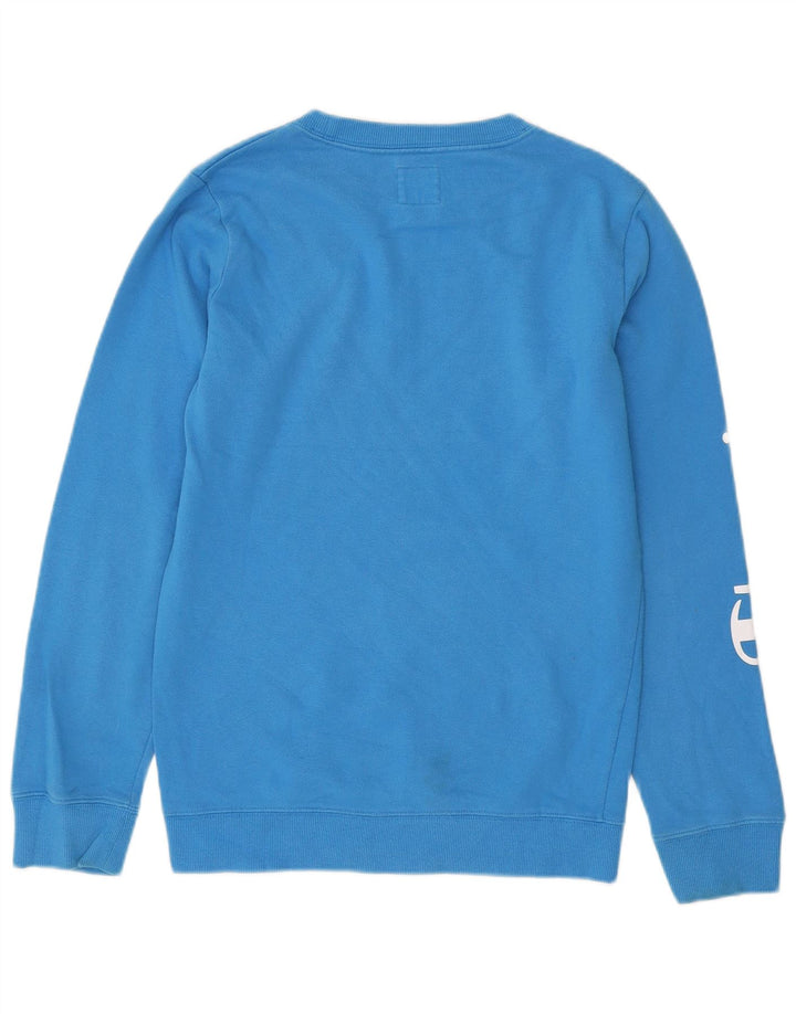 Champion Boys Graphic Sweatshirt Jumper 15-16 ετών 2XL Μπλε βαμβακερό