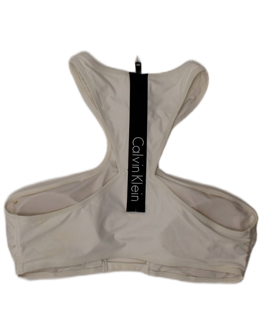 Γυναικεία γραφικά μαγιό Calvin Klein μεγάλο λευκό πολυεστέρα