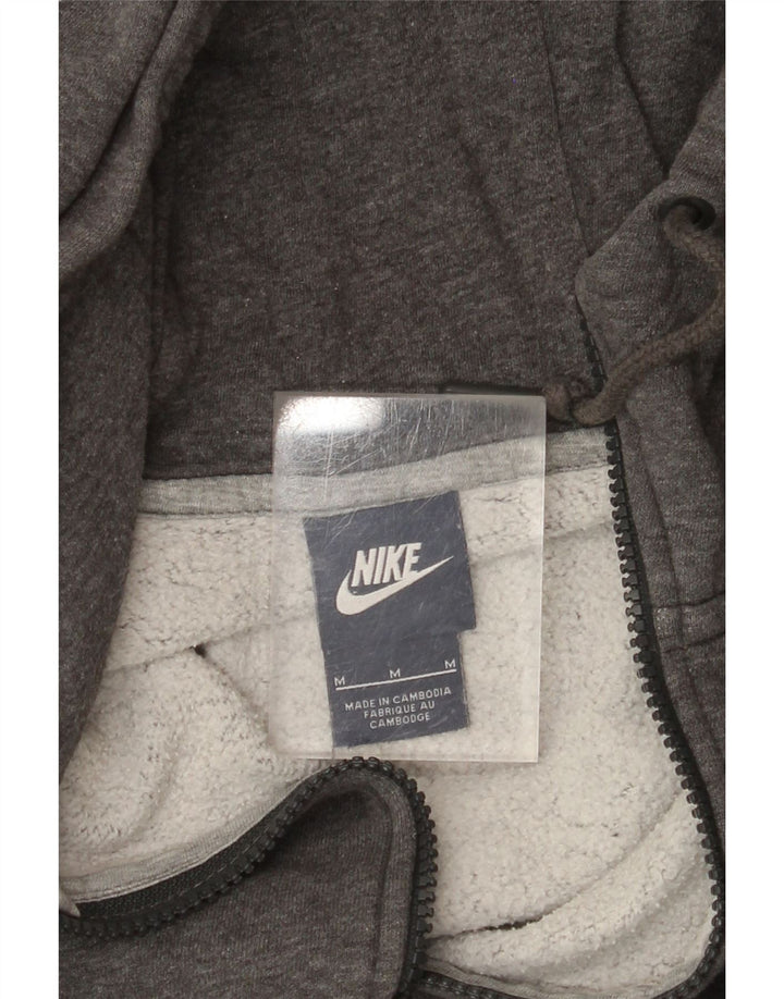 Ανδρικό πουλόβερ NIKE με φερμουάρ, μεσαίο γκρι