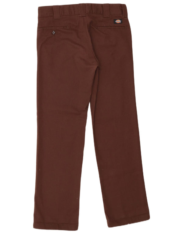 Dickies Mens Straight Chino Trousers W32 L31 Brown