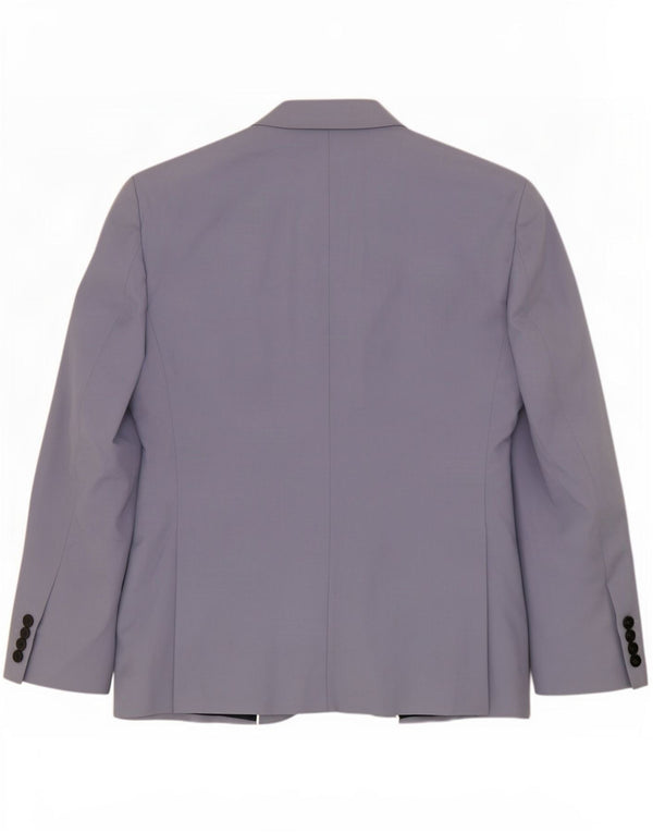 Marks & Spencer Mens Autograph 2 Button Blazer Jacket UK 40 Medium Blue