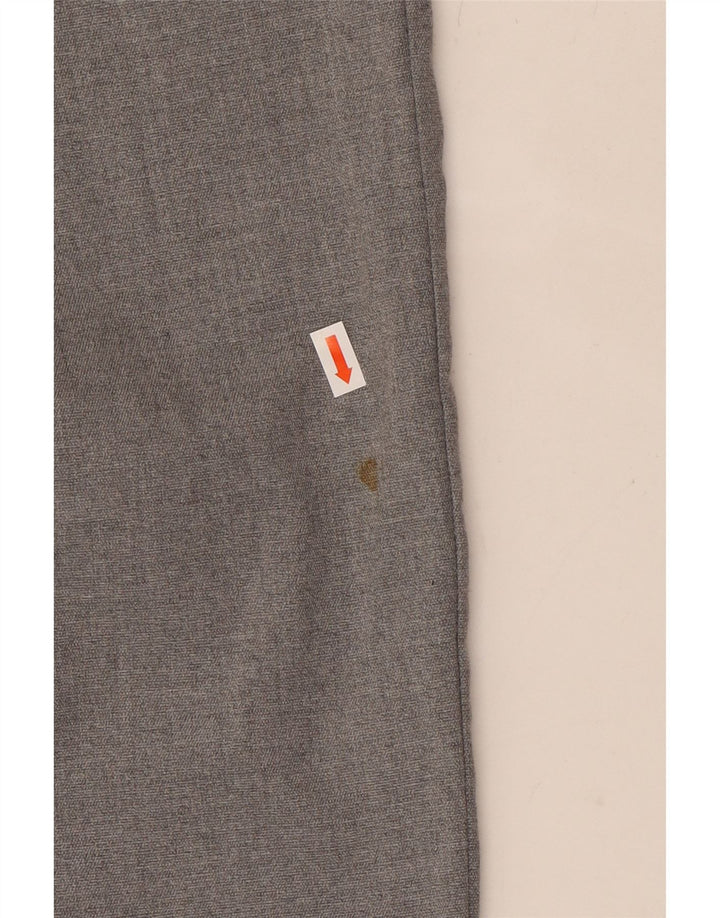 ZARA Womens Joggers Cropped Trousers Large W34 L25 Grey Vintage Zara and Second-Hand Zara from Messina Hembry 