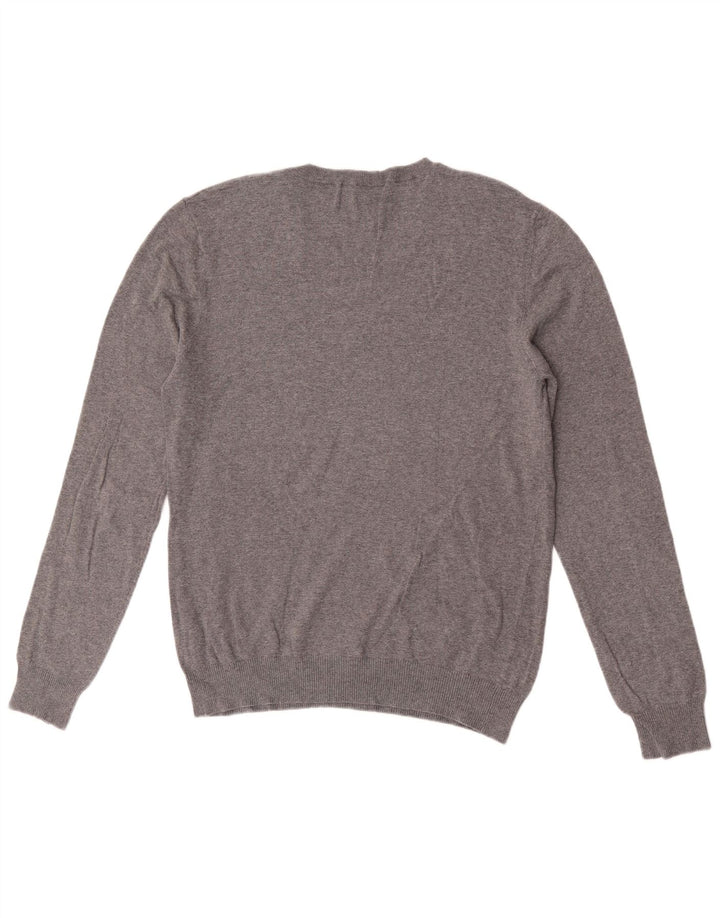 Ανδρικό πουλόβερ Benetton Crew Neck Jumper Medium Grey