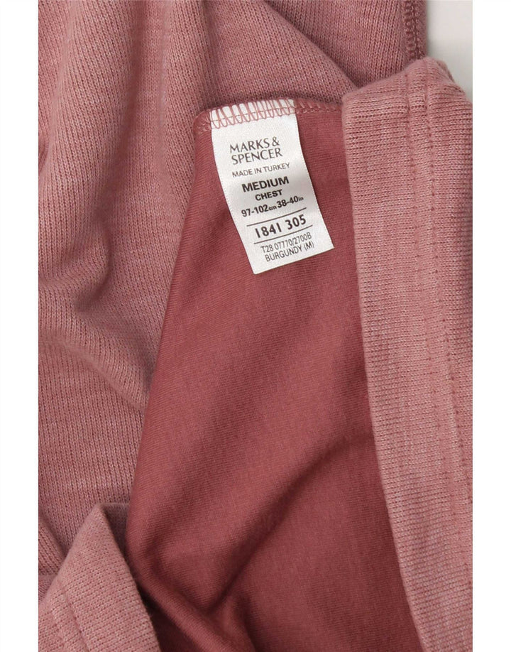 Marks & Spencer Ανδρικό Μπλε Harbor Μπλουζάκι με μακρυμάνικο μεσαίο μπορντό βαμβάκι