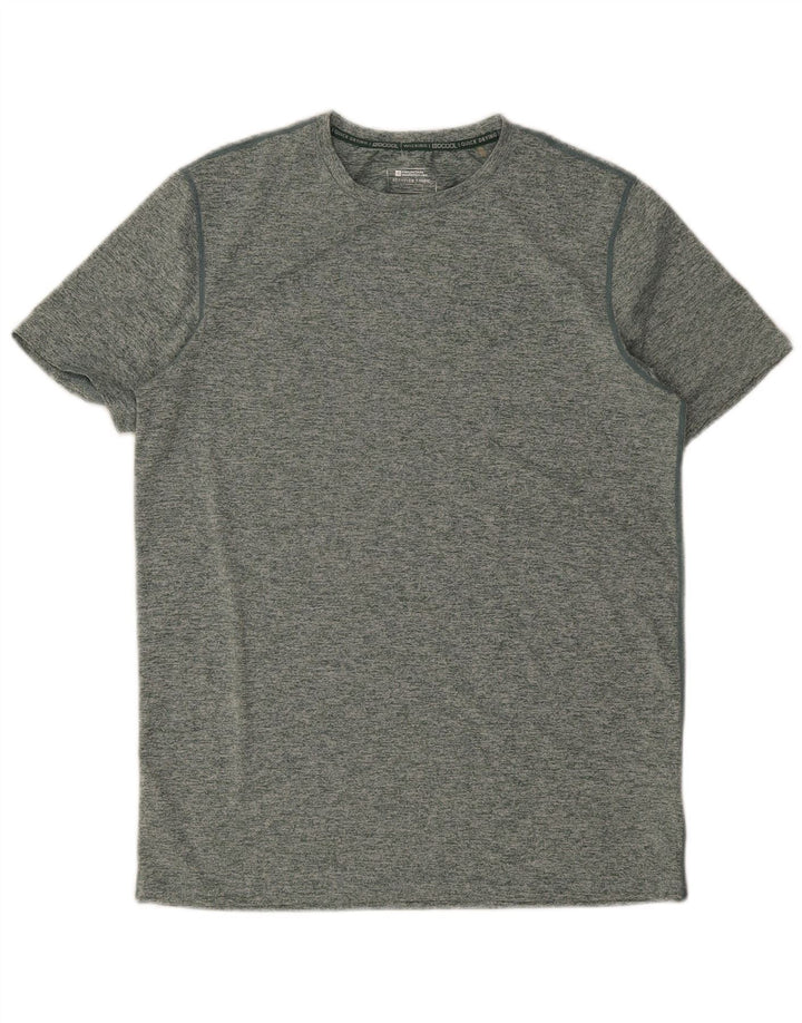 MOUNTAIN WAREHOUSE Ανδρικό T-Shirt Top Small Green Flecked Polyester