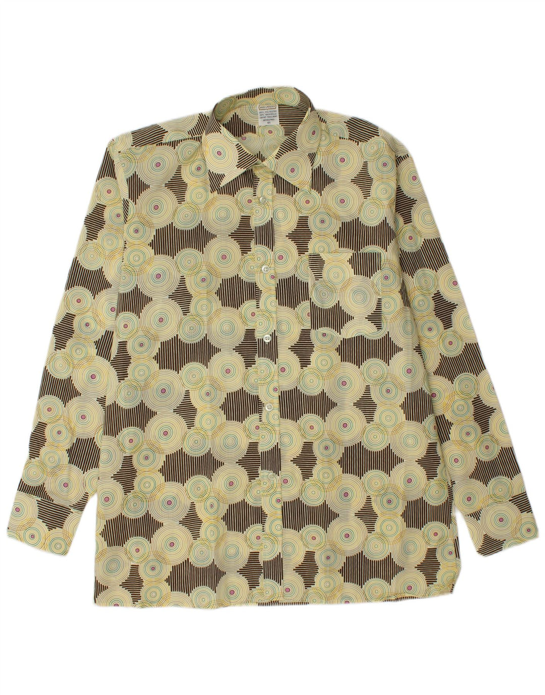 Ανδρικό πουκάμισο Don Carlos Μέγεθος 41 Medium Beige Geometric Polyester