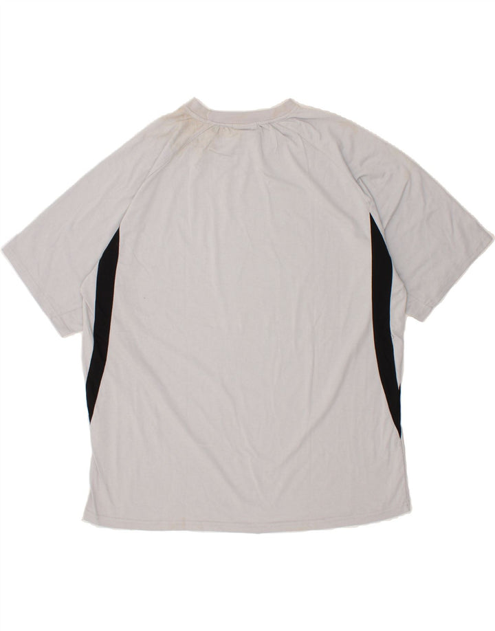 PUMA Mens T-Shirt Top XL Grey Colourblock Cotton Vintage Puma and Second-Hand Puma from Messina Hembry 