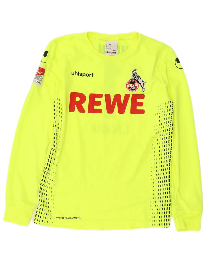 UHLSPORT Boys FC Koln Graphic Μακρύ μανίκι 13-14 ετών Πράσινο Πολυεστέρας