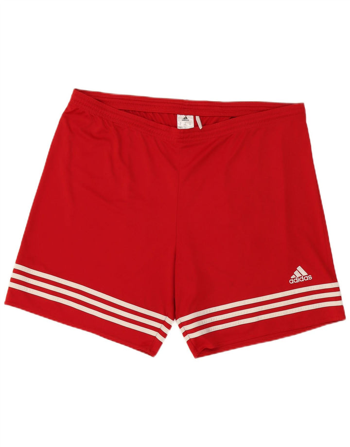 Ανδρικό αθλητικό σορτς Adidas Climalite XL Red Polyester