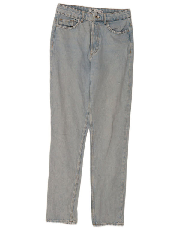 Zara Γυναικείο Ψηλόμεσο Τζιν EU 38 Small W28 L30 Μπλε
