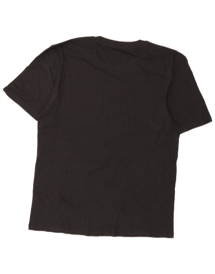 Ανδρικό T-Shirt Nautica Top μεγάλο μαύρο βαμβακερό