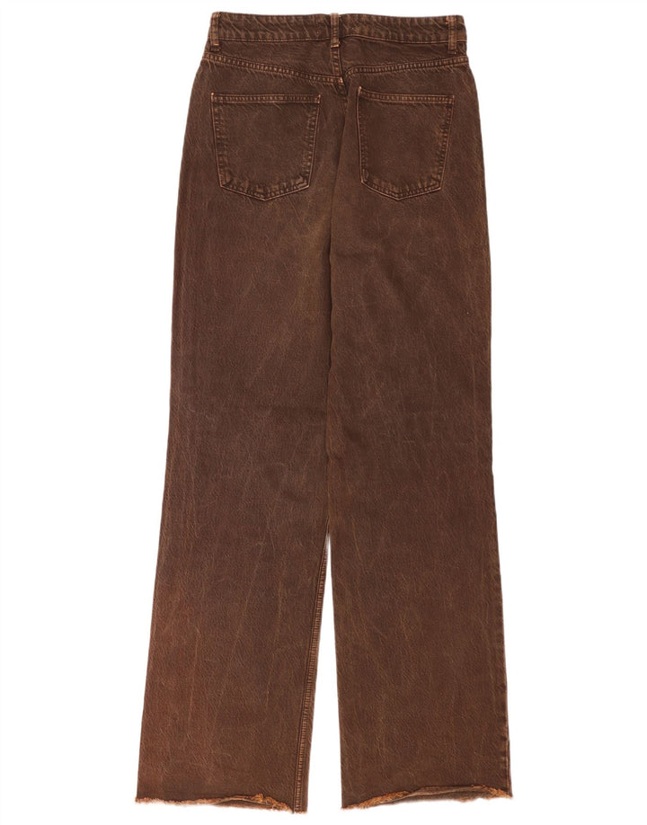 Zara Γυναικείο Straight Jeans EU 40 Medium W30 L33 Brown
