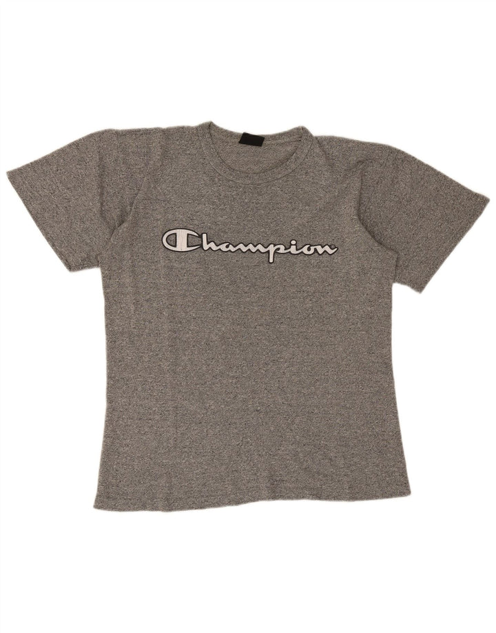 Ανδρικό T-Shirt Champion Graphic Top Large Grey Flecked