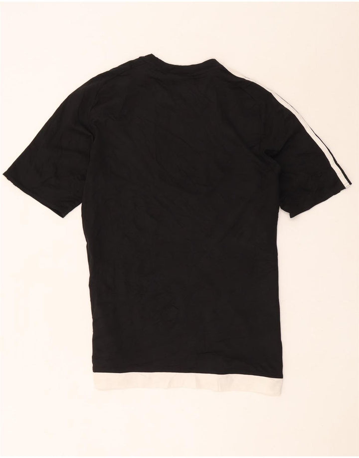 Ανδρικό T-Shirt Climalite Adidas Top Medium Black Colourblock Πολυεστέρας