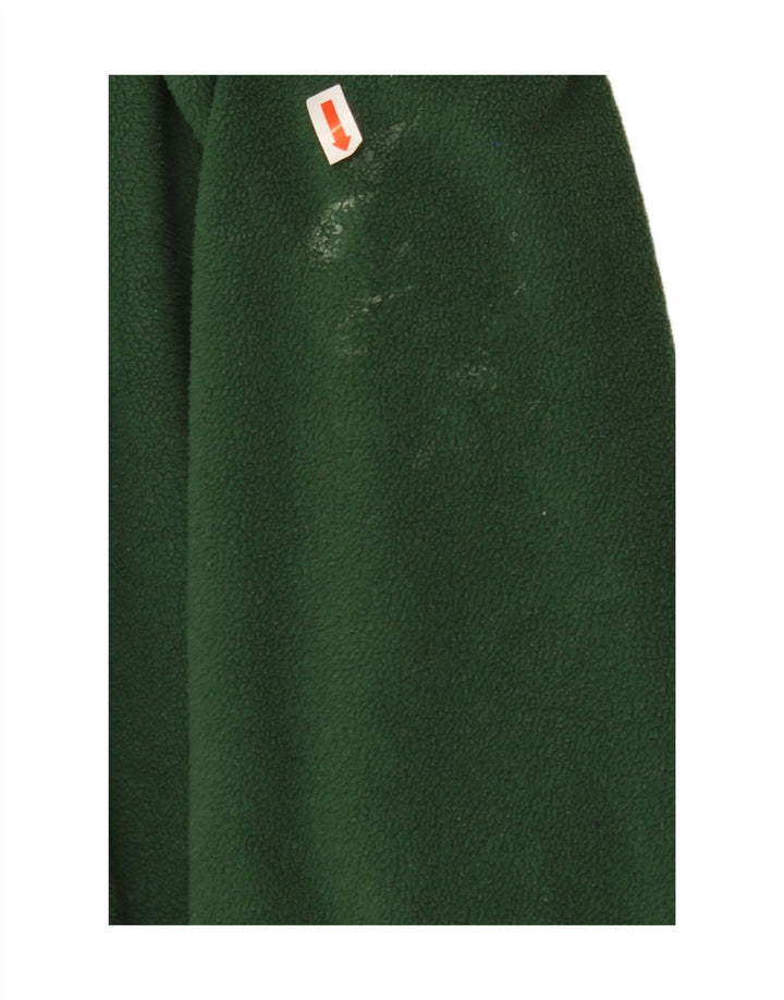 MOUNTAIN WAREHOUSE Mens Zip Neck Fleece Jumper XL Green Polyester Vintage Mountain Warehouse and Second-Hand Mountain Warehouse from Messina Hembry 