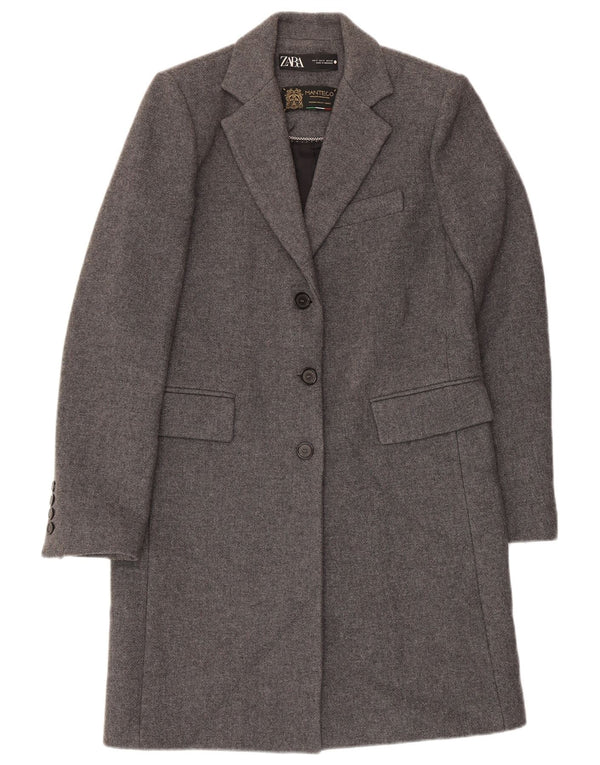 Zara Γυναικείο Πανωφόρι Manteco UK 10 Small Grey