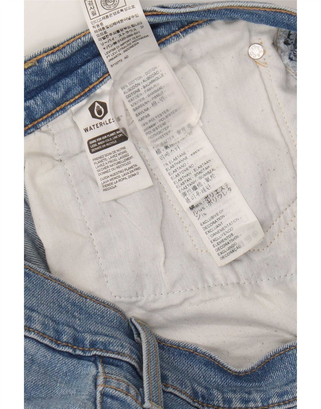 Γυναικείο Levi's Ribcage Straight Jeans W31 L29 Μπλε βαμβακερό