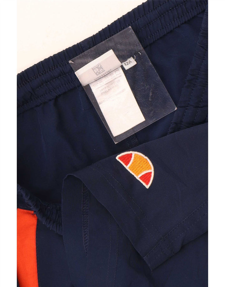 Ellesse Boys Sport Short 11-12 Years Navy Blue Polyester