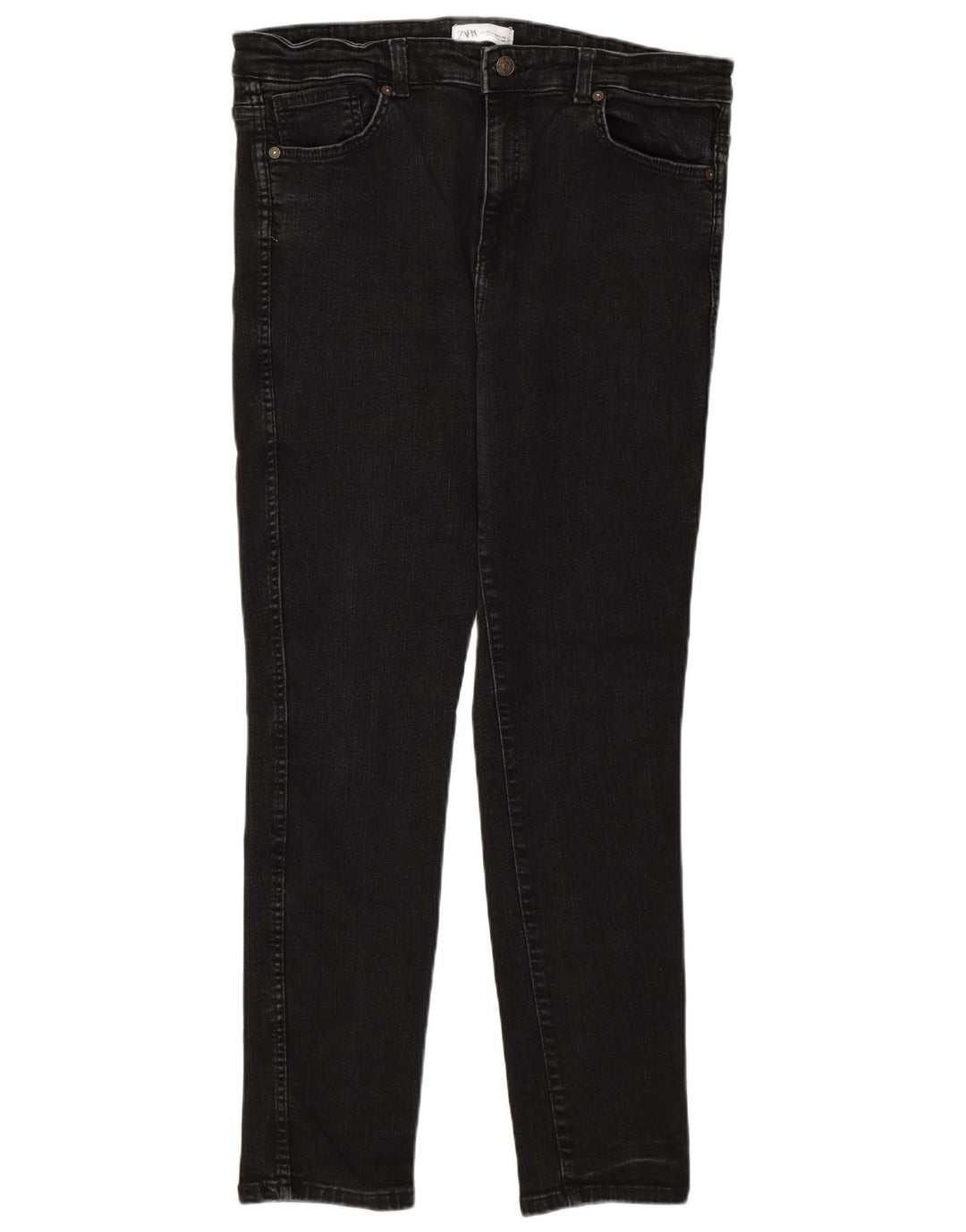 Zara Γυναικείο Slim Jeans EU 46 2XL W36 L28 Μαύρο