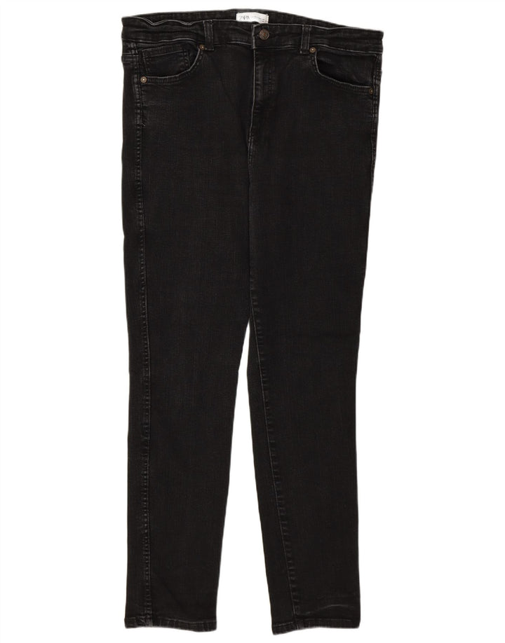 Zara Γυναικείο Slim Jeans EU 46 2XL W36 L28 Μαύρο