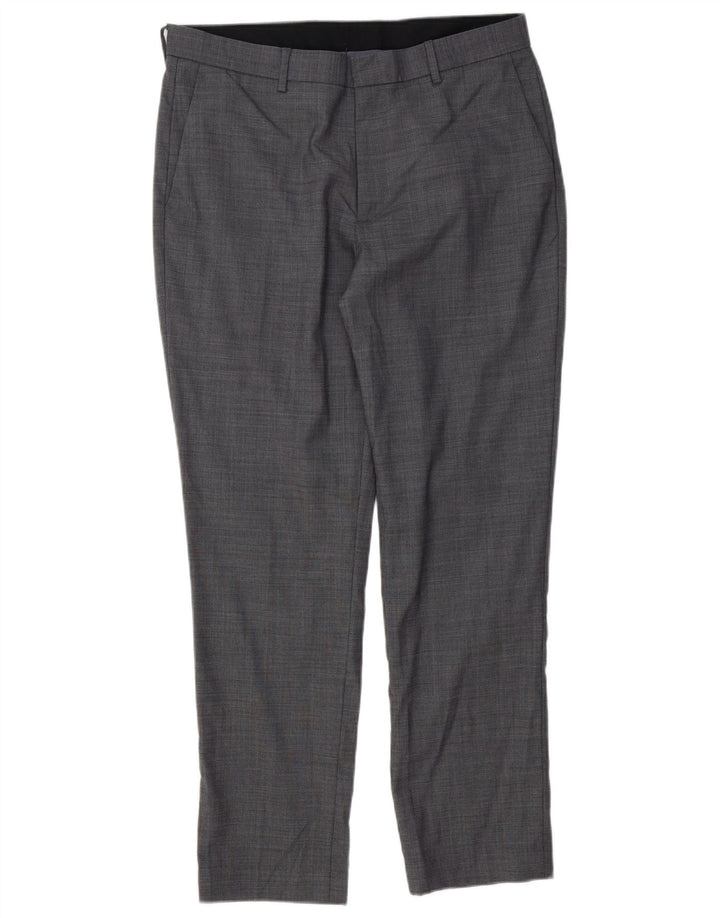 J. CREW Ανδρικό BOWERY Παντελόνι Chino W33 L30 Γκρι μαλλί