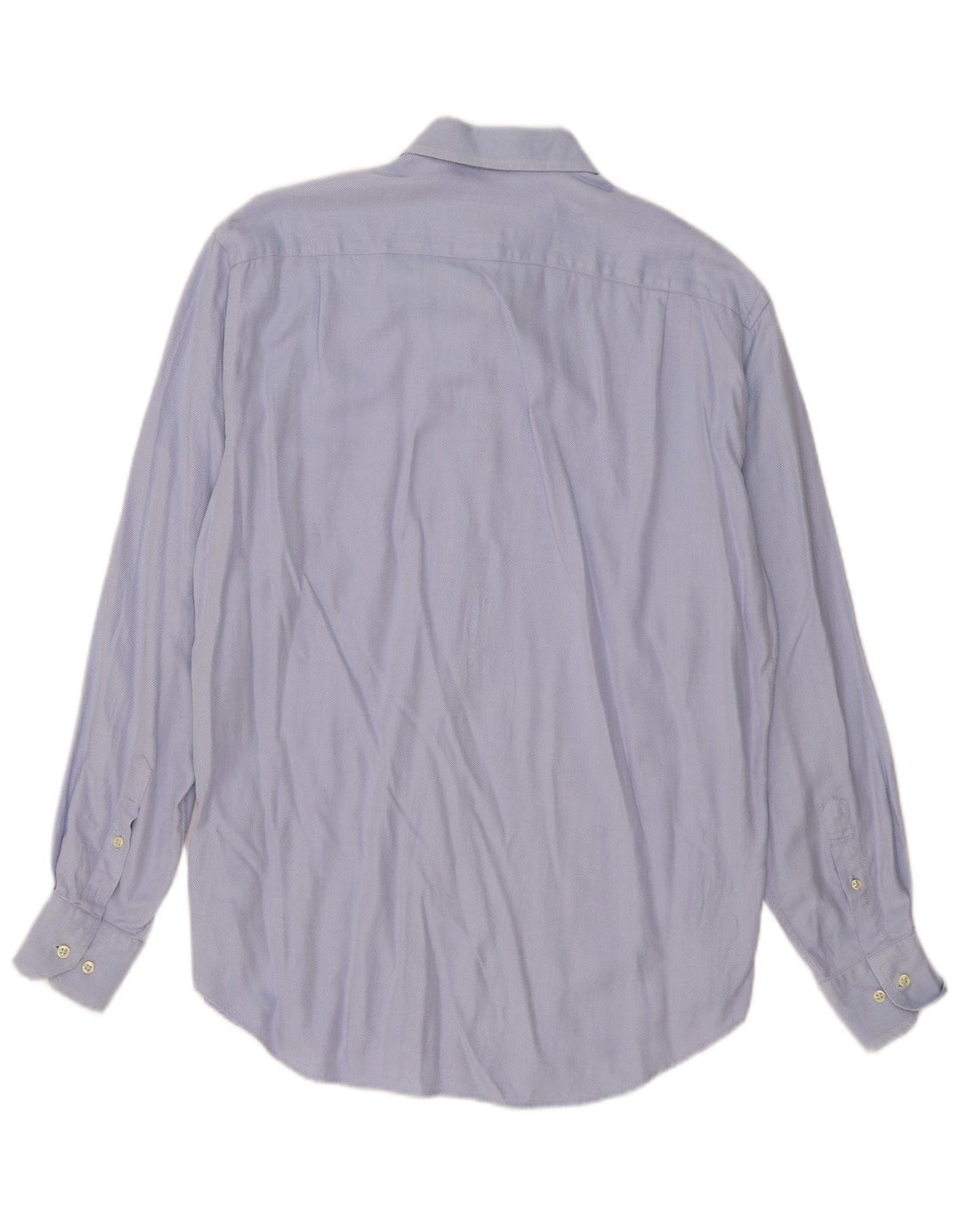 Ανδρικό πουκάμισο Massimo Dutti Μέγεθος 42 16 1/2 Μεγάλο Μπλε Βαμβακερό Ψαροκόκκαλο