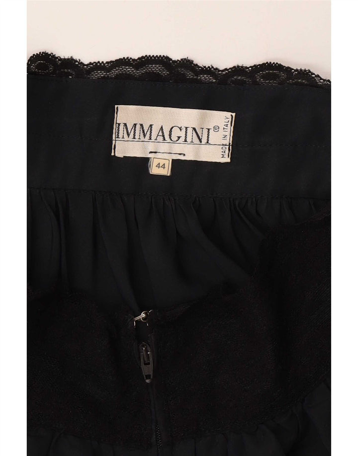 Γυναικεία φούστα Immagini Flared IT 44 Medium W34 Μαύρη
