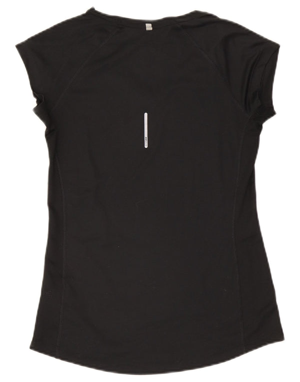 Γυναικείο T-shirt Nike Dri Fit Top UK 8 Small Black Polyester