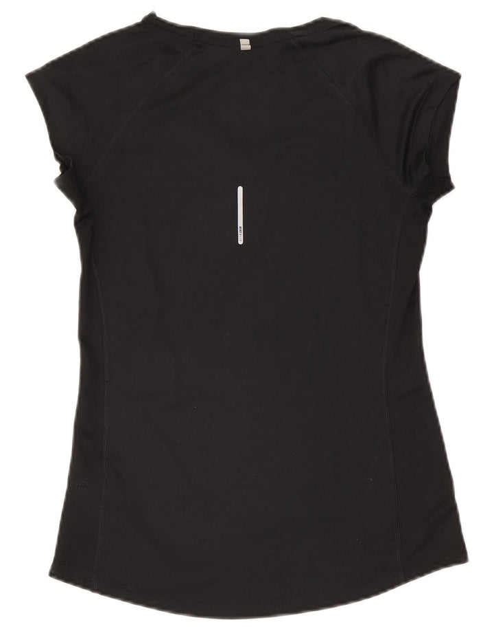 Γυναικείο T-shirt Nike Dri Fit Top UK 8 Small Black Polyester