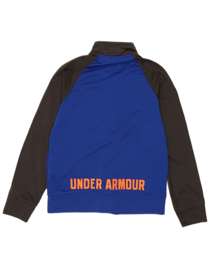 Under Armour Boys αθλητική φόρμα Top Jacket 7-8 ετών Small Blue Colourblock