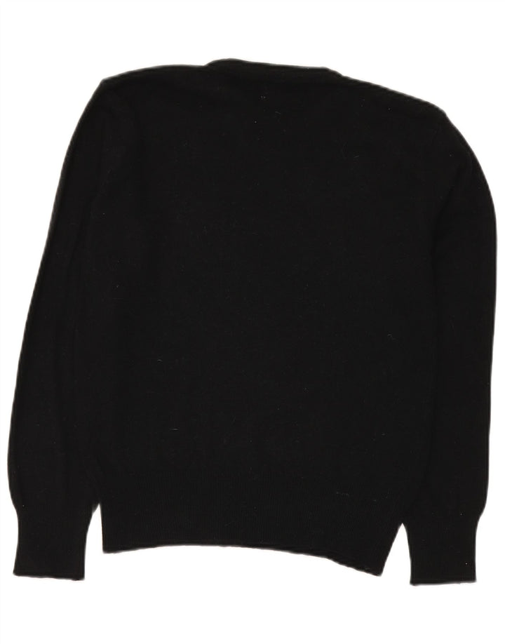 Γυναικείο πουλόβερ Benetton Crew Neck Jumper IT 50 XL Μαύρο Μάλλινο
