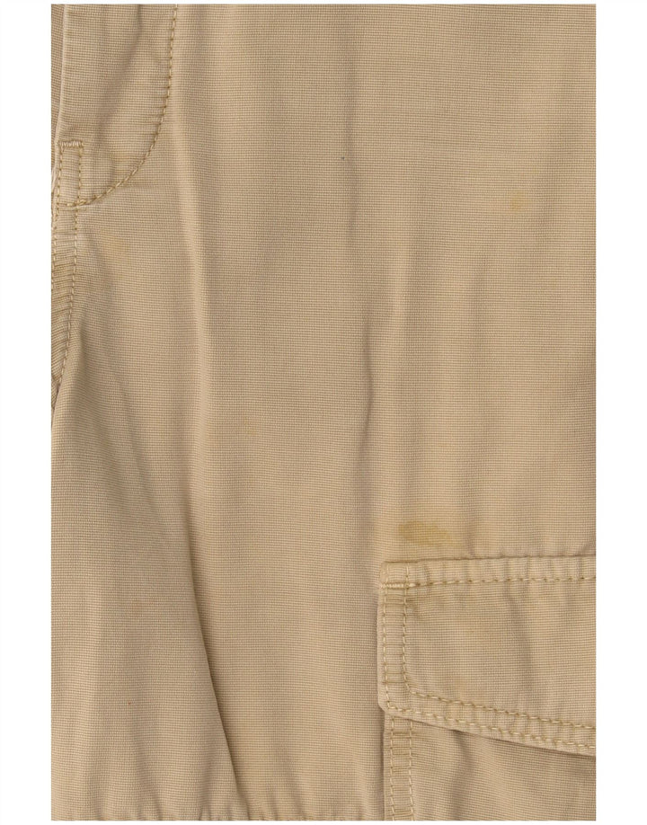 Zara Γυναικείο ίσιο παντελόνι Cargo Small W27 L30 Beige