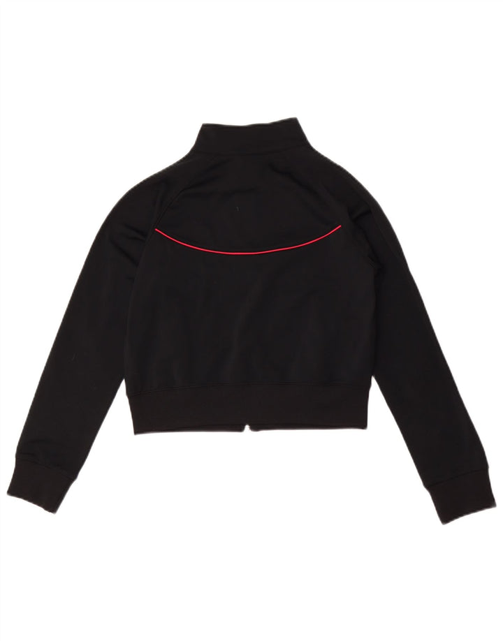 Μπουφάν Nike Girls Crop αθλητική φόρμα 10-11 ετών μεσαίο μαύρο πολυεστέρα