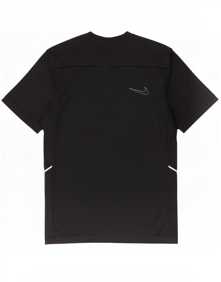 Ανδρικό μπλουζάκι Nike Dri Fit Slim Top από μεσαίο μαύρο πολυεστέρα