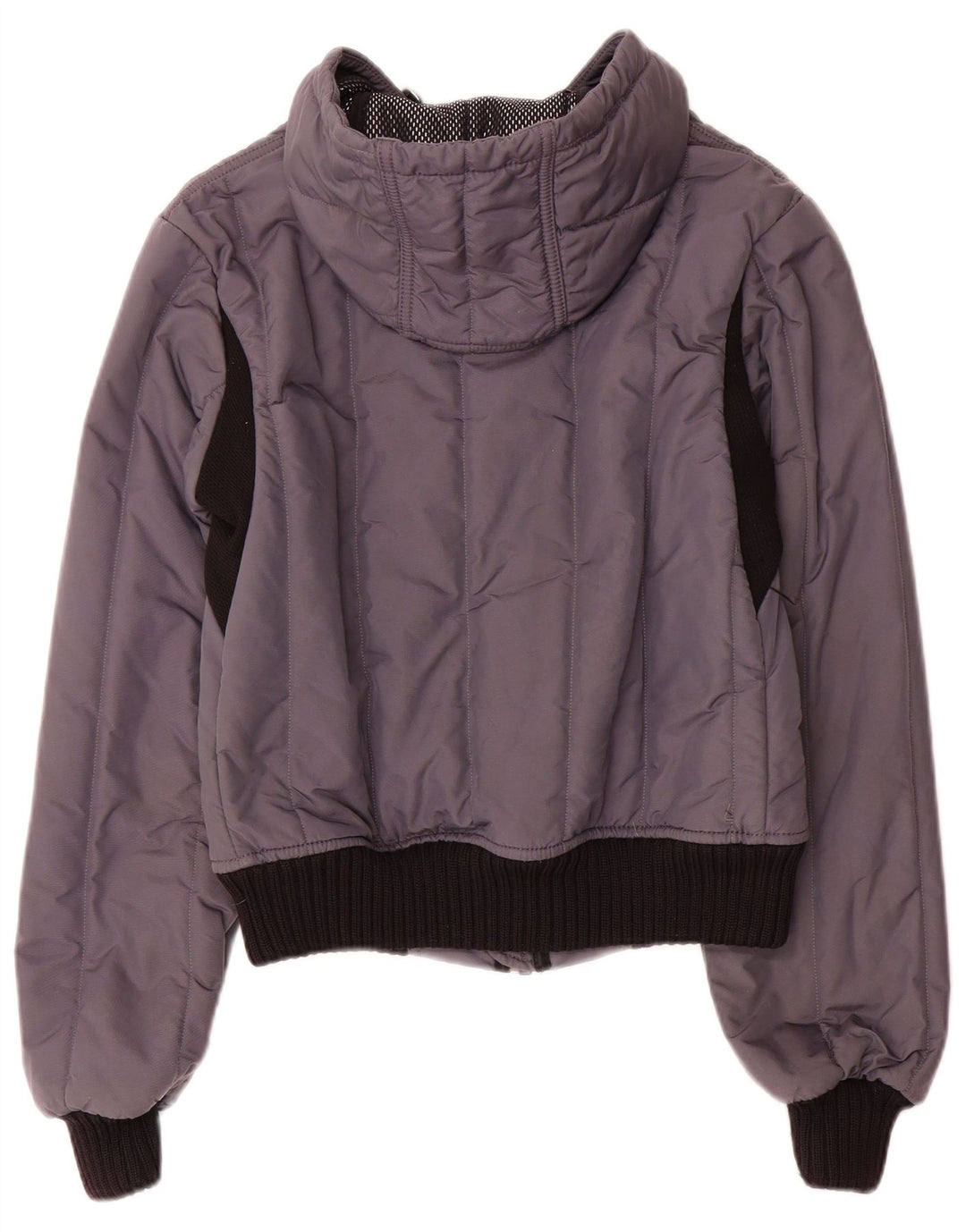 Refrigiwear Γυναικείο μπουφάν βροχής με κουκούλα IT 44 Medium Grey Colorblock Nylon