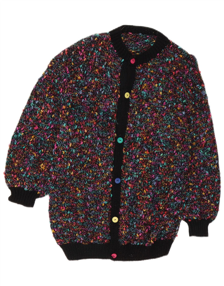 Vintage Γυναικεία Ζακέτα UK 14 Medium πολύχρωμα Flecked