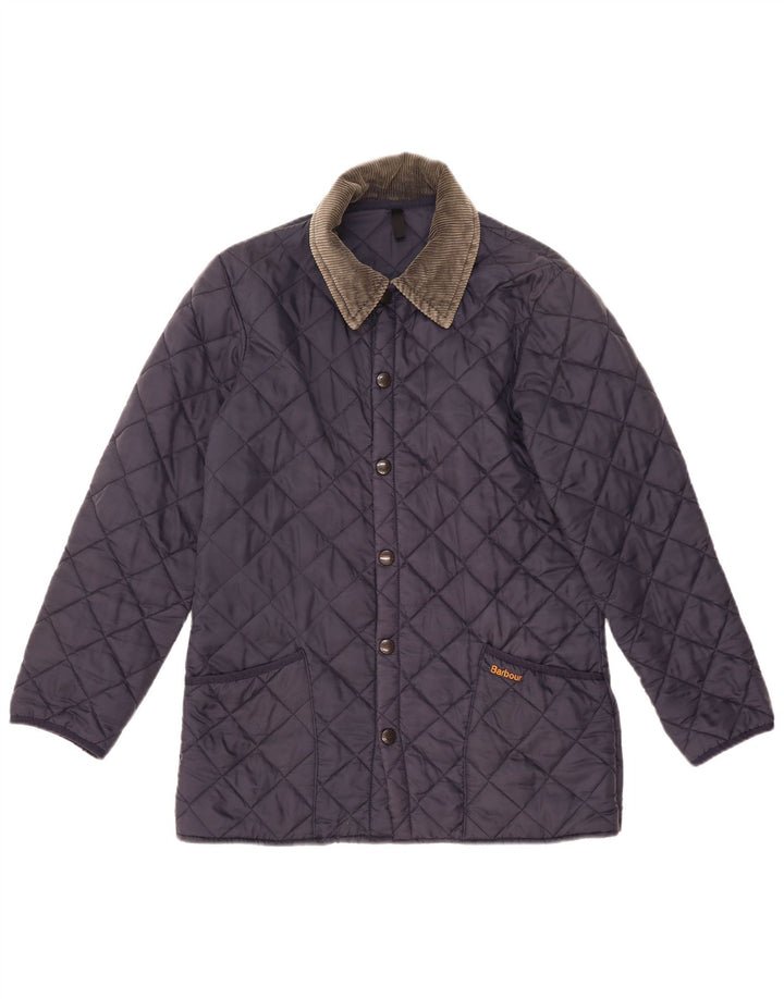 Ανδρικό καπιτονέ μπουφάν Barbour UK 38 Medium Navy Blue Colourblock