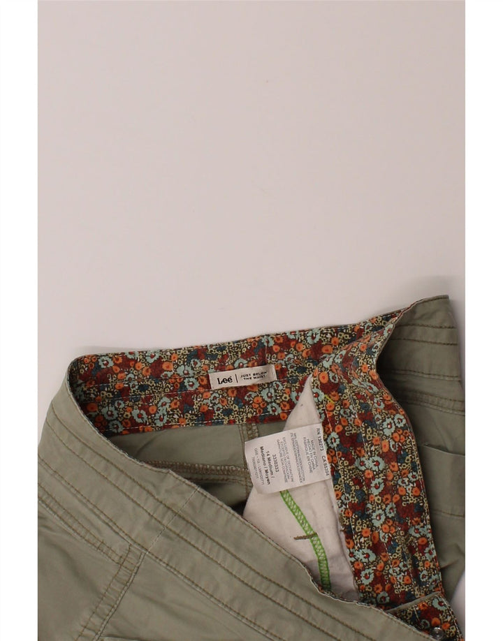 LEE Womens Bermuda Shorts US 14 XL W36 Green Cotton Vintage Lee and Second-Hand Lee from Messina Hembry 