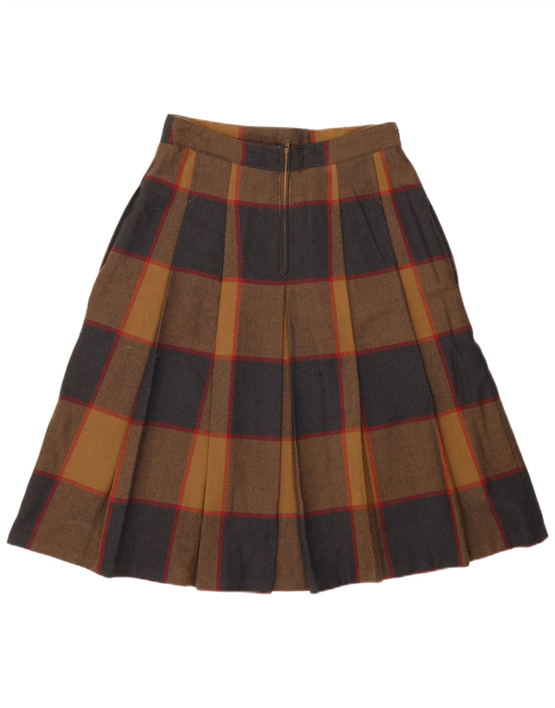 Schneiders Γυναικεία φούστα σε γραμμή A EU 40 Medium W28 Καφέ Check New Wool