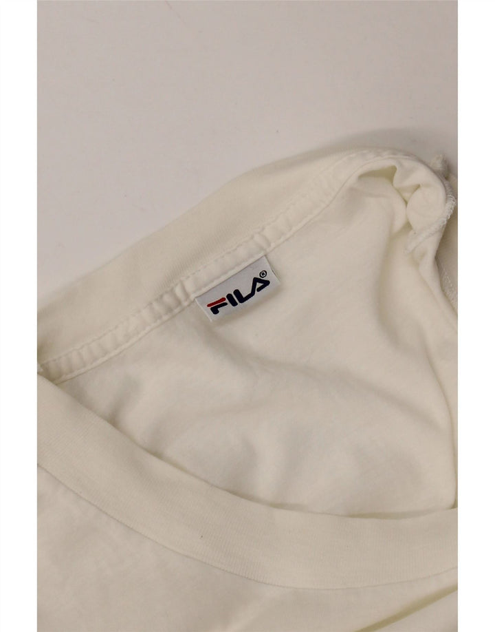 Ανδρικό T-Shirt FILA Top Small White