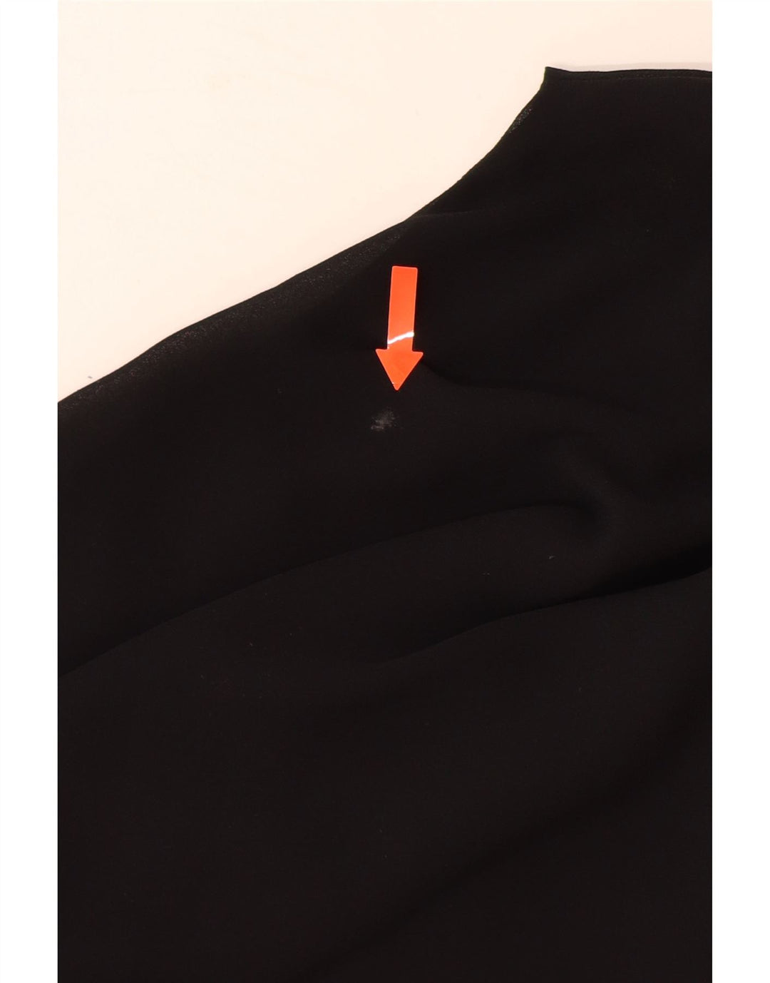 Γυναικεία μακρυμάνικη μπλούζα ZARA τοπ UK 14 Large Black Polyester