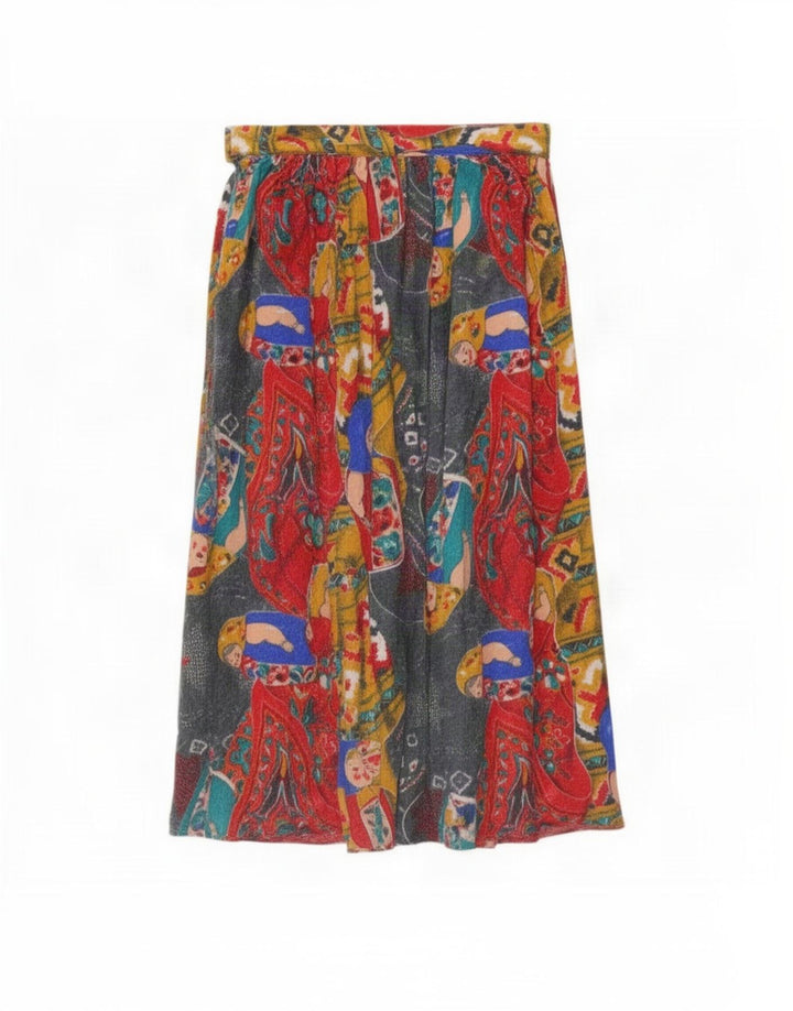 Vintage γυναικεία φούστα IT 44 Medium W28 Πολύχρωμο Colourblock