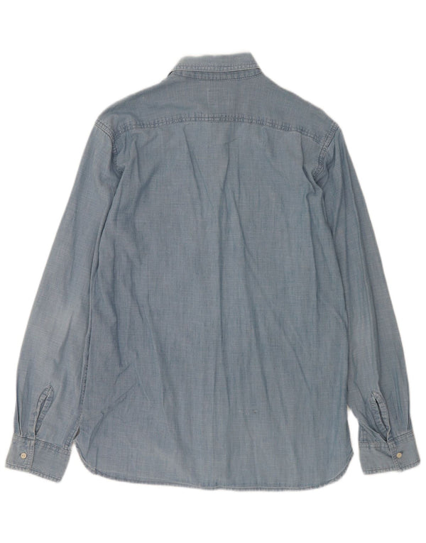 Ανδρικό τζιν πουκάμισο LEVI'S μεγάλο μπλε βαμβακερό