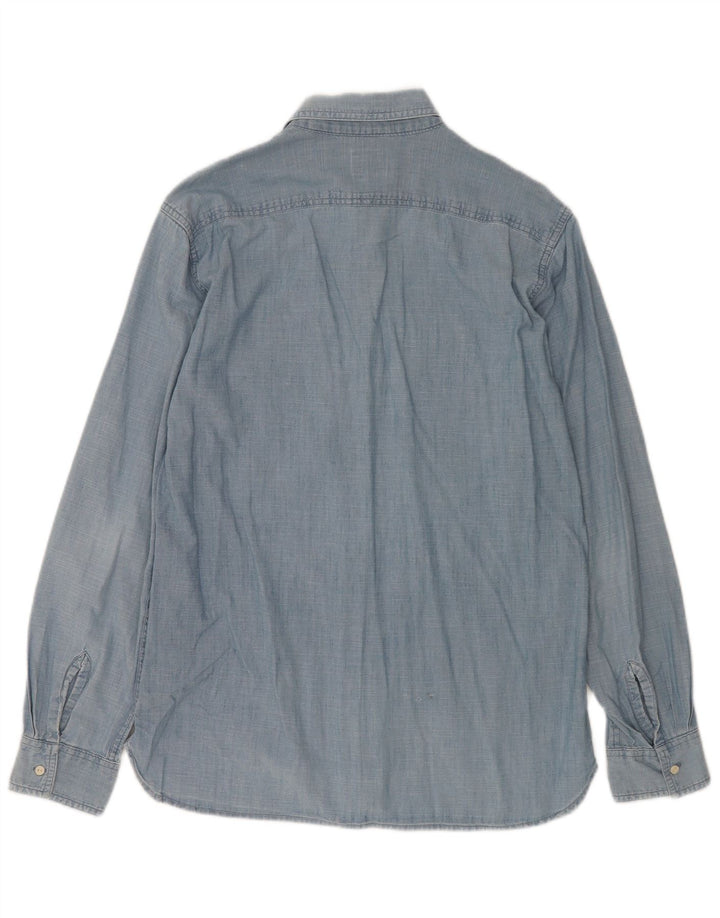 Ανδρικό τζιν πουκάμισο LEVI'S μεγάλο μπλε βαμβακερό